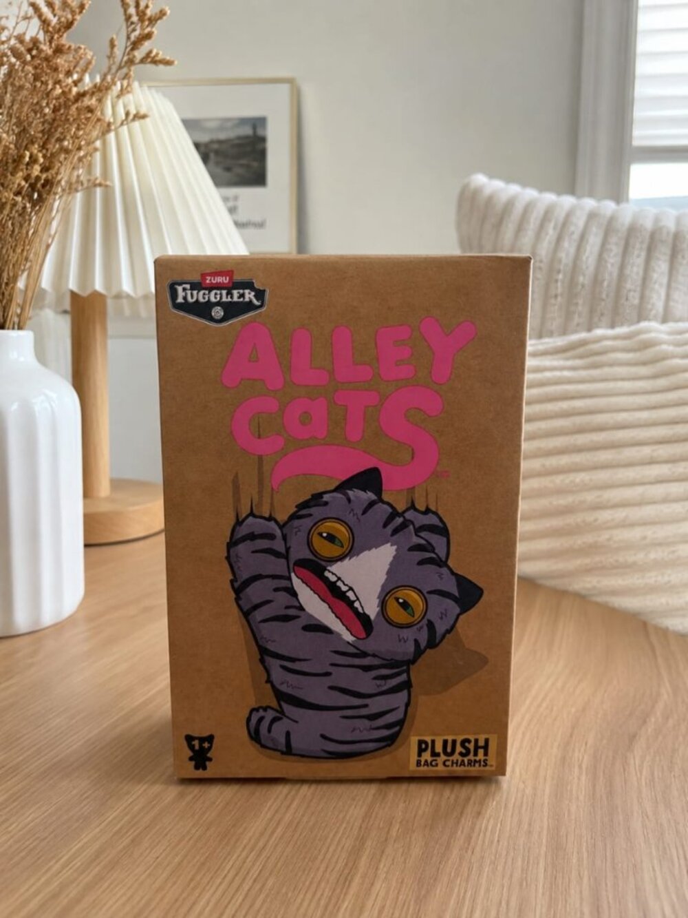 Fuggler Alley Cats Blind Box Plush Bag Charm Keychain Collectible6+1  NWT